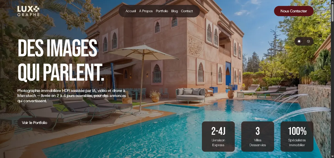LuxGraphe client website