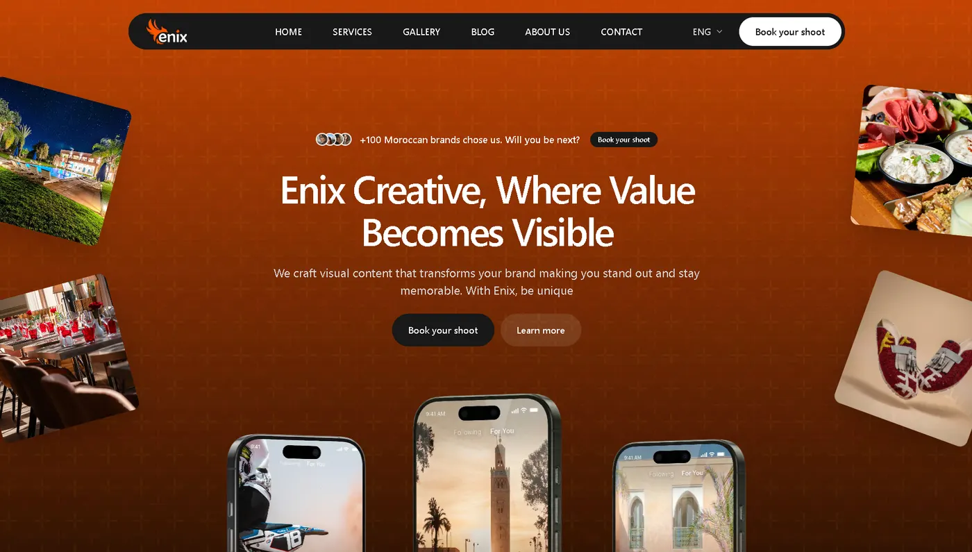 Enix client website