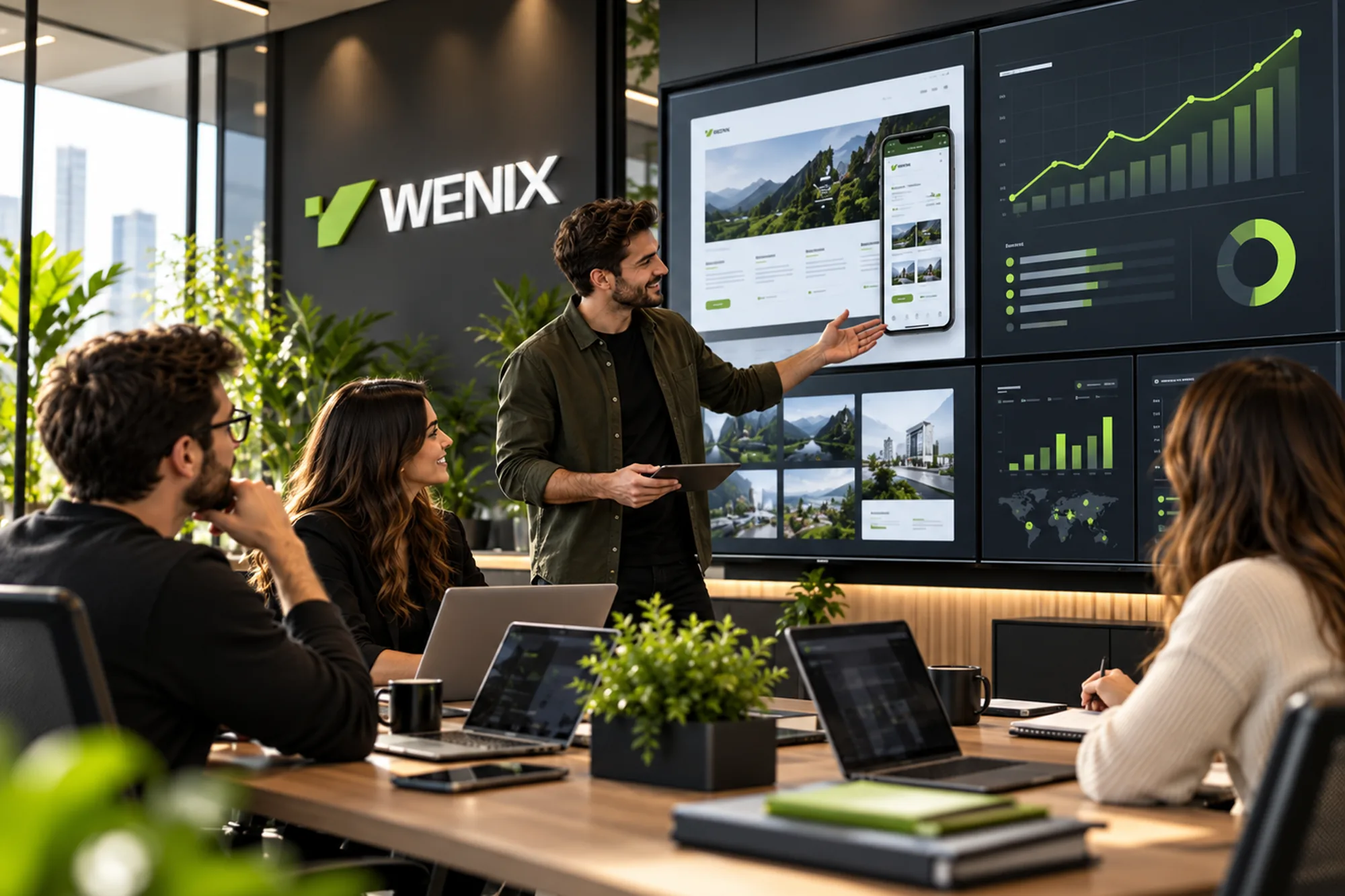 The Wenix studio where BandUp was designed and built